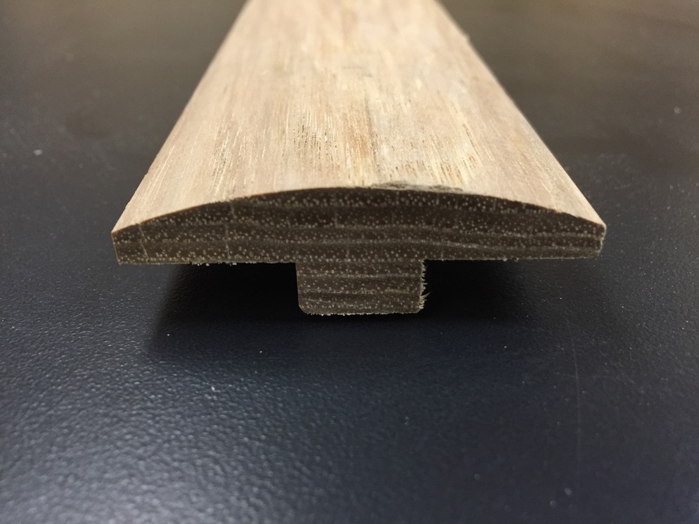 Walking Horse Plank Floor Molding - Unfinished Hardwood Floor Moldings/T-Mold / Walnut / 3/4' X 2' / Tmr2