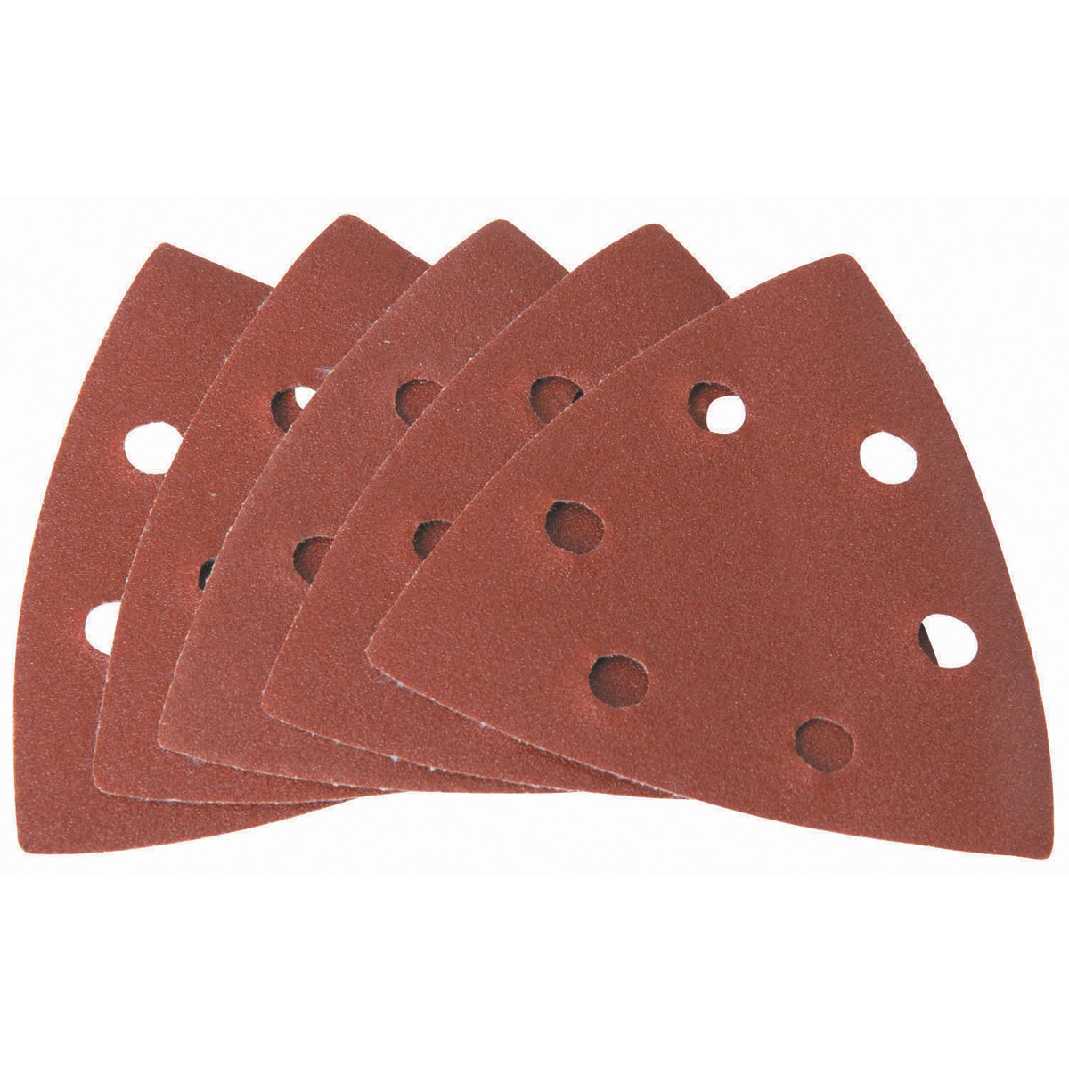 3-3/4 in., 120 Grit Hook and Loop Triangle Sanding Pads 5 Pc